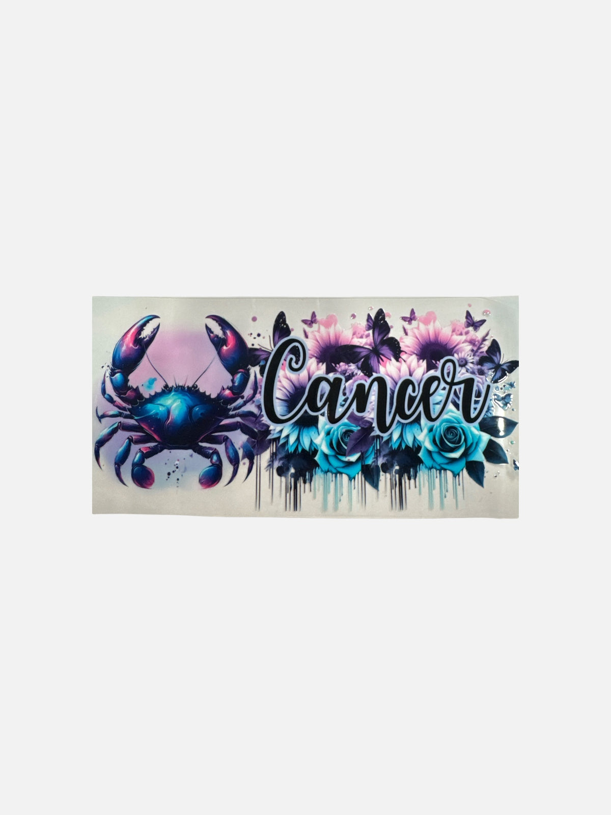 Choose A Zodiac FLORAL UVDTF Decals| Aquarius| Aries| Cancer| Capricorn| Gemini| Leo| Libra| Pisces| Sagittarius| Scorpio| Taurus| Virgo