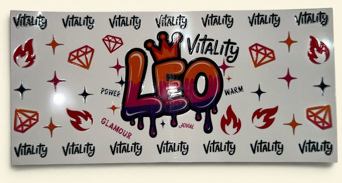 Choose A Zodiac Crowns UVDTF Decals| Aquarius| Aries| Cancer| Capricorn| Gemini| Leo| Libra| Pisces| Sagittarius| Scorpio| Taurus| Virgo
