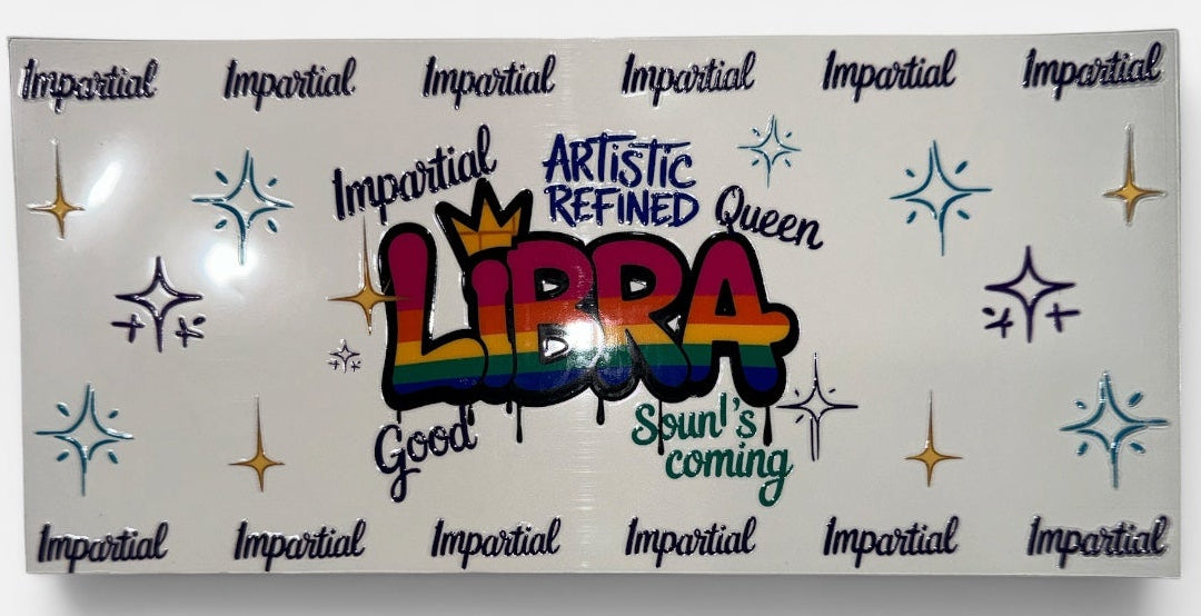 Choose A Zodiac Crowns UVDTF Decals| Aquarius| Aries| Cancer| Capricorn| Gemini| Leo| Libra| Pisces| Sagittarius| Scorpio| Taurus| Virgo