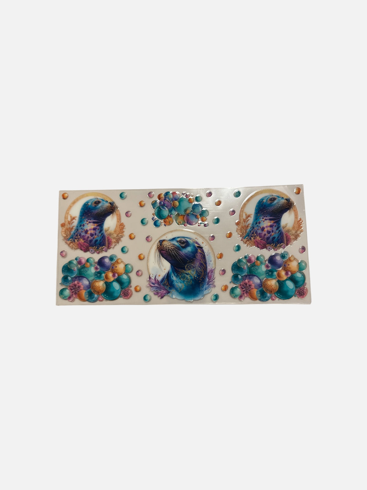 Seals in Pearls 16oz UV DTF Decal #736