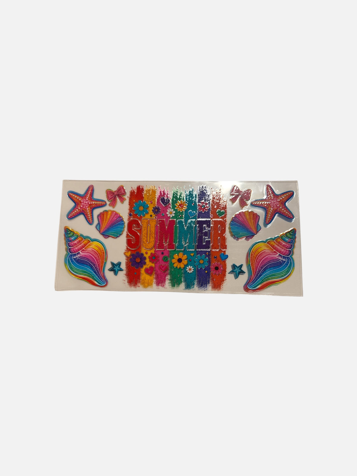 Summer Beach Theme UV DTF 16oz Decal #738