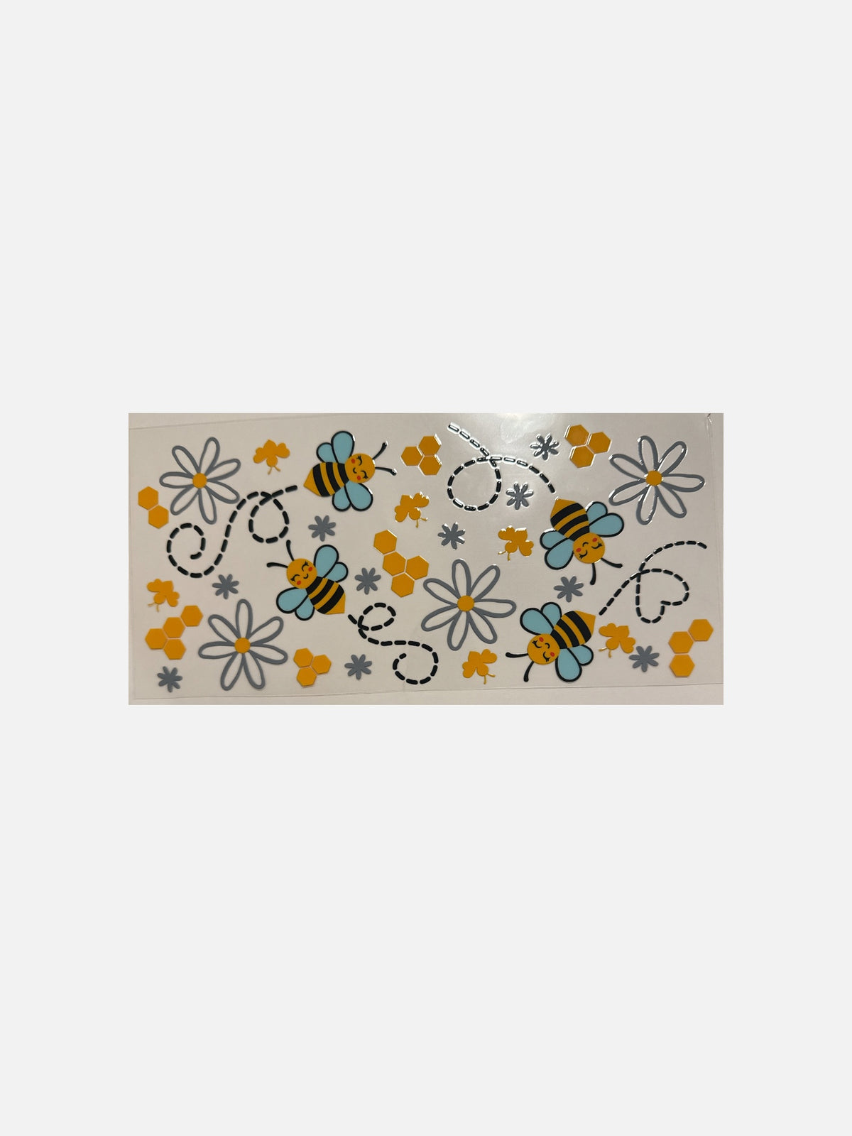 Bumblebee Cartoon Style 16oz UV DTF Decal #743