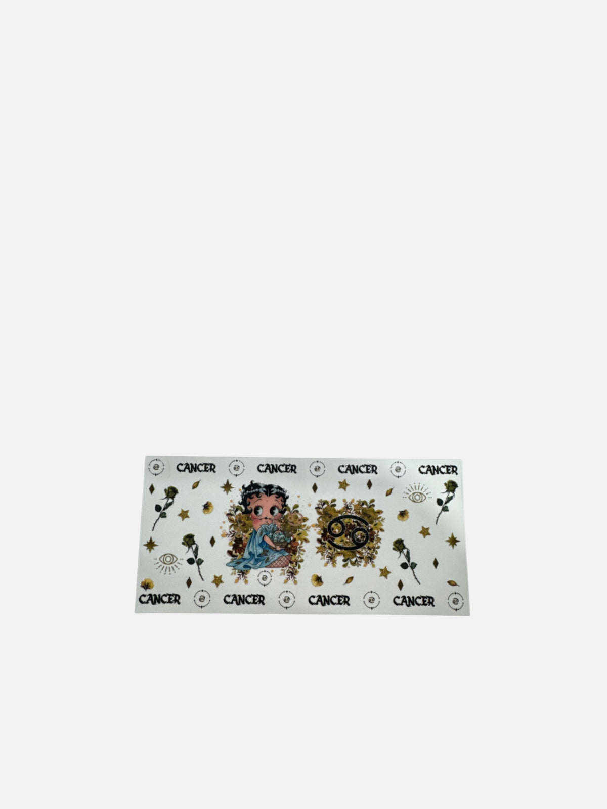 Choose A Zodiac Boop Style UVDTF Decals| Aquarius| Aries| Cancer| Libra| Pisces| Sagittarius| Taurus| Virgo