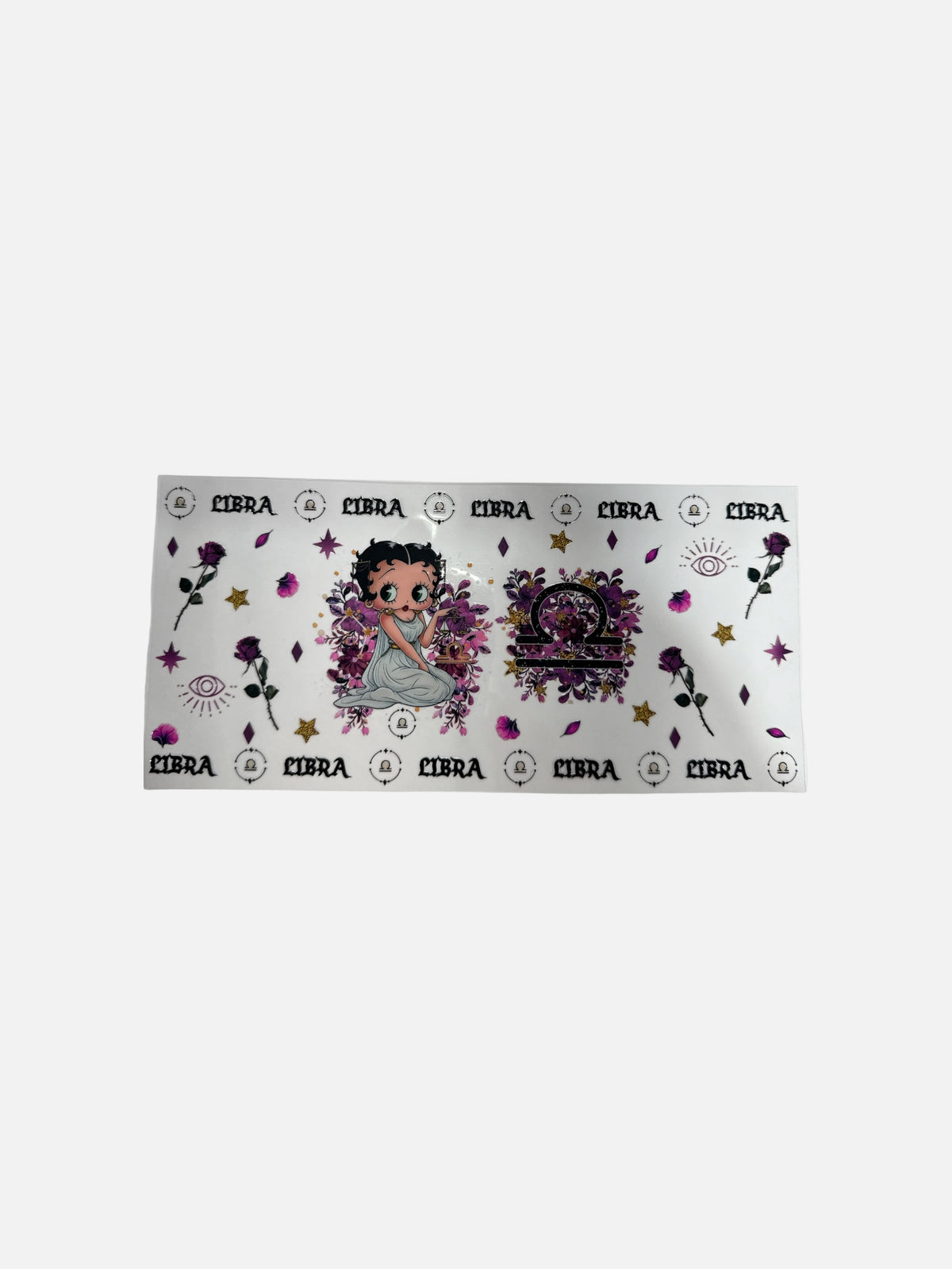 Choose A Zodiac Boop Style UVDTF Decals| Aquarius| Aries| Cancer| Libra| Pisces| Sagittarius| Taurus| Virgo