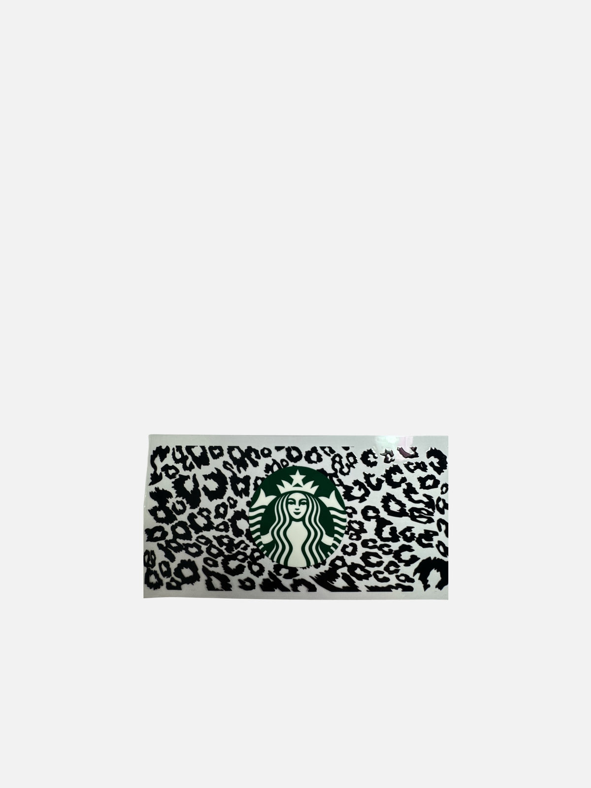 Coffee With Leopard 16oz UV DTF Decal Transfer #800