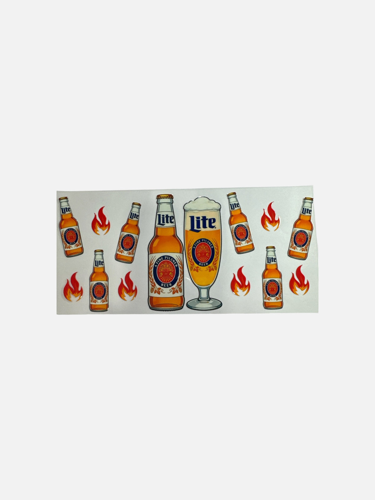 American Lite Beer 16oz UV DTF Transfer Decal #807