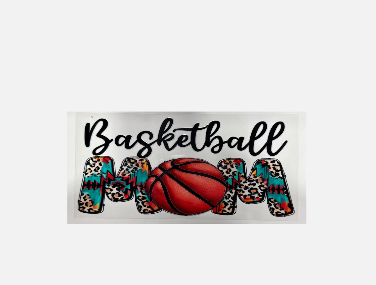 Basketball Mom UV DTF 16oz Decal Wrap #847