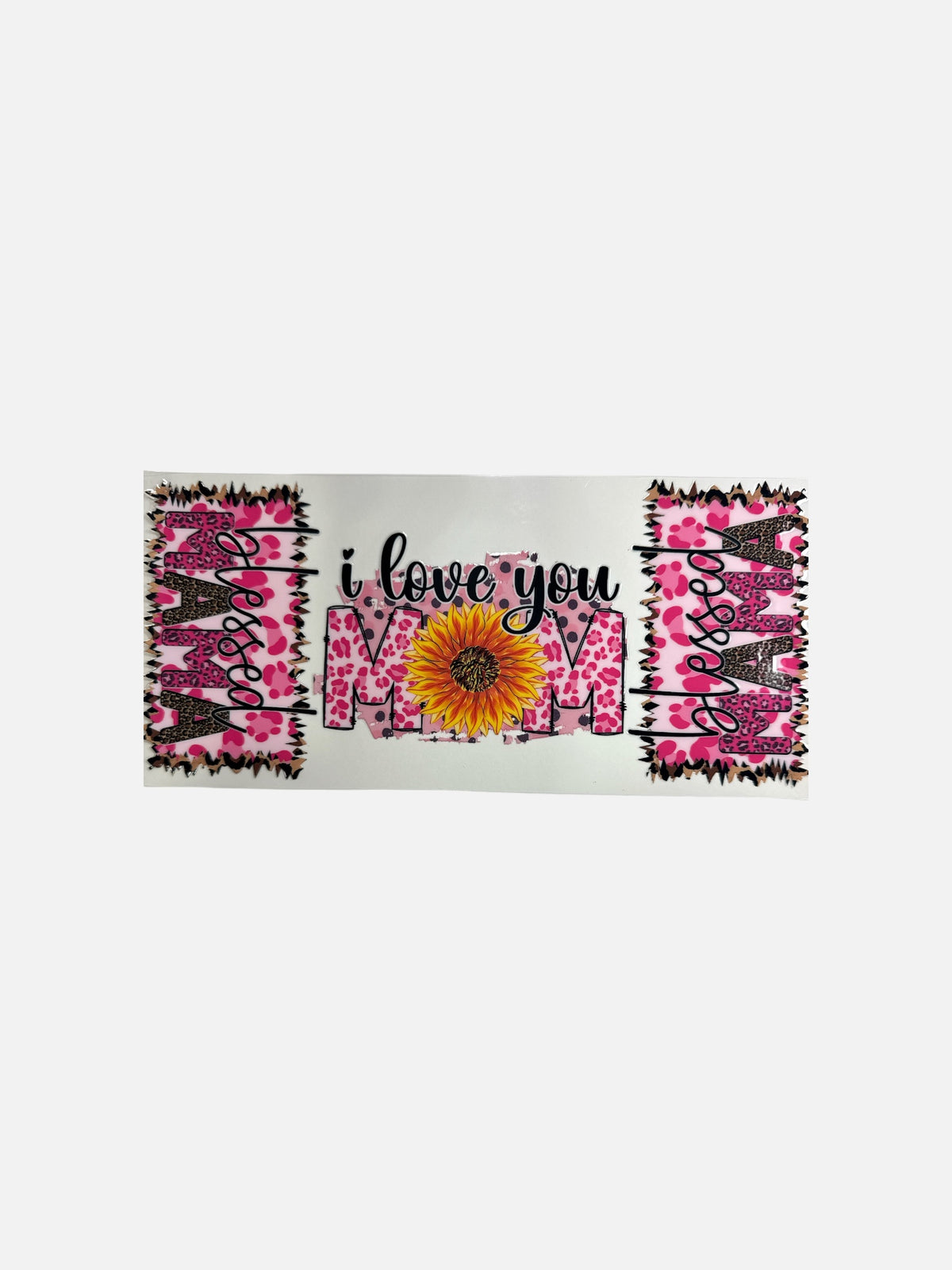 Blessed Mom UV DTF Decal Transfer 16oz Wrap, #841