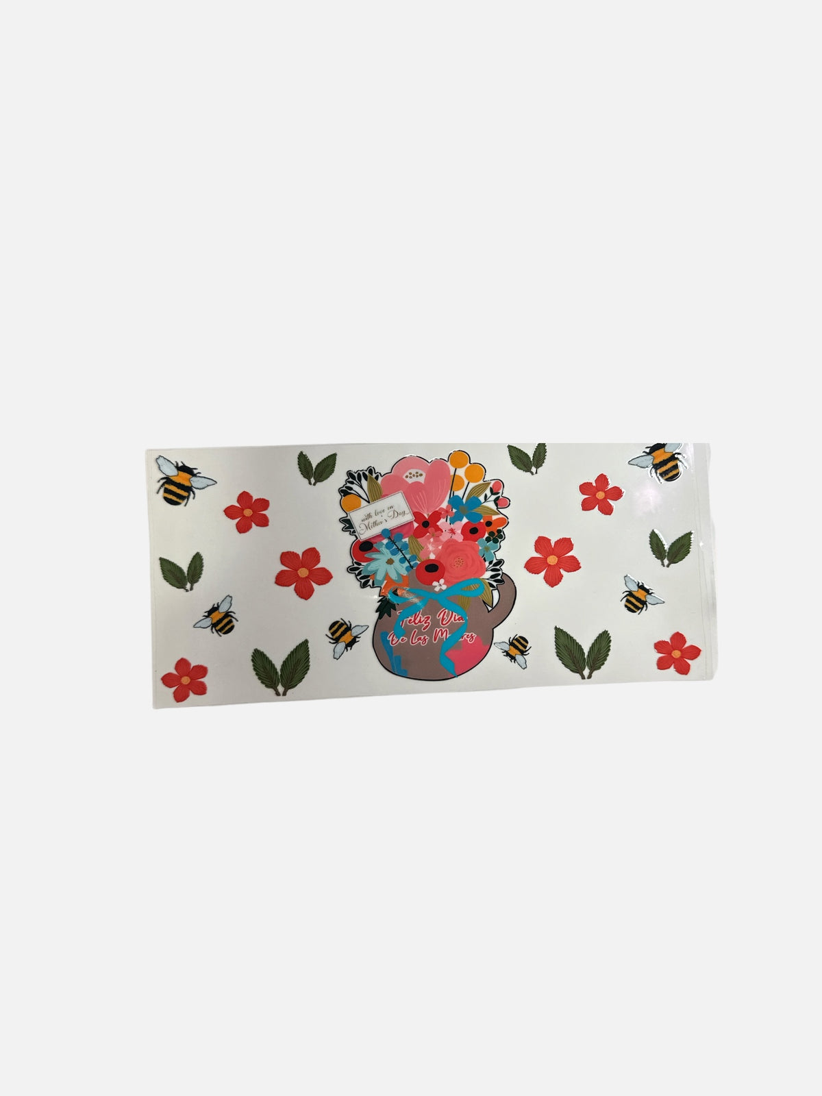 Feliz Dia De Las Madres UV DTF 16oz Decal Wrap #872