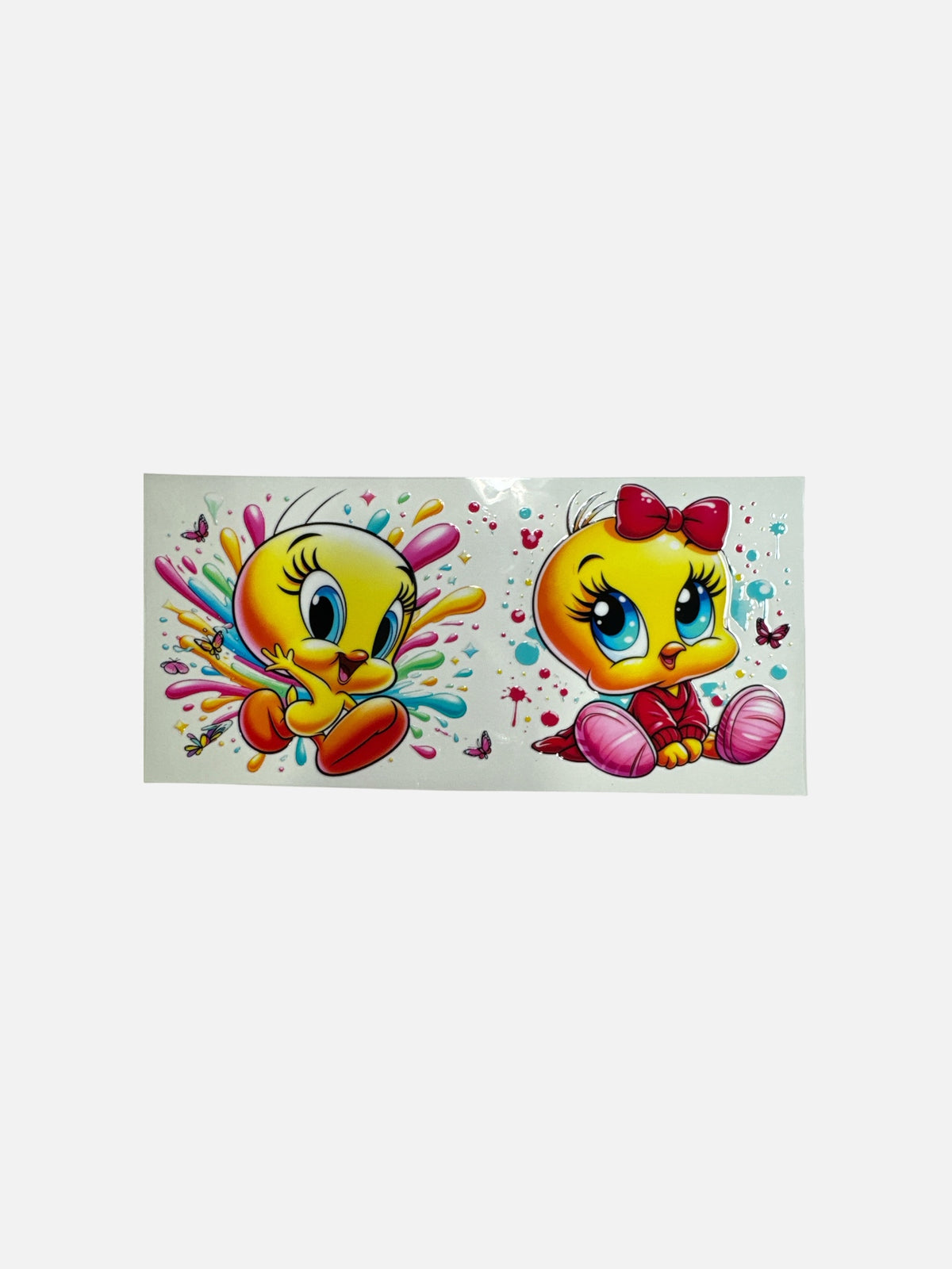 Birdie Girl UV DTF 16oz DTF Decal Transfer #891