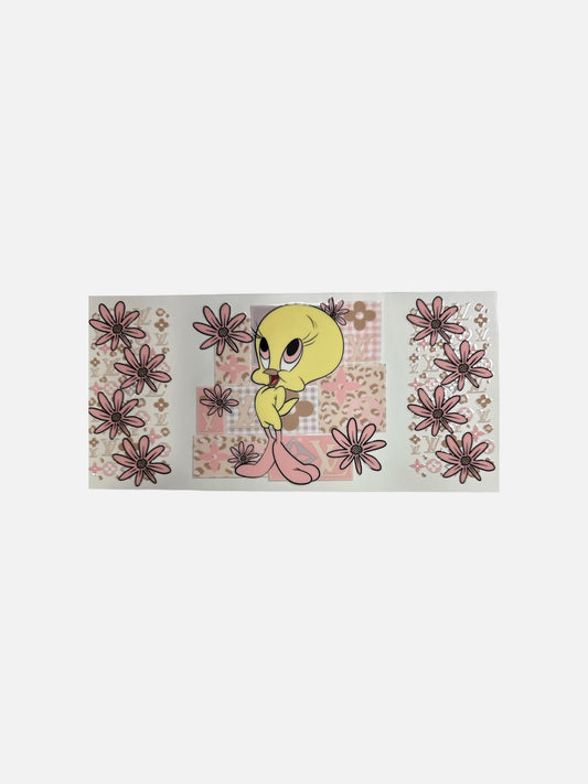 Birdie Girl UV DTF 16oz DTF Decal Transfer #892