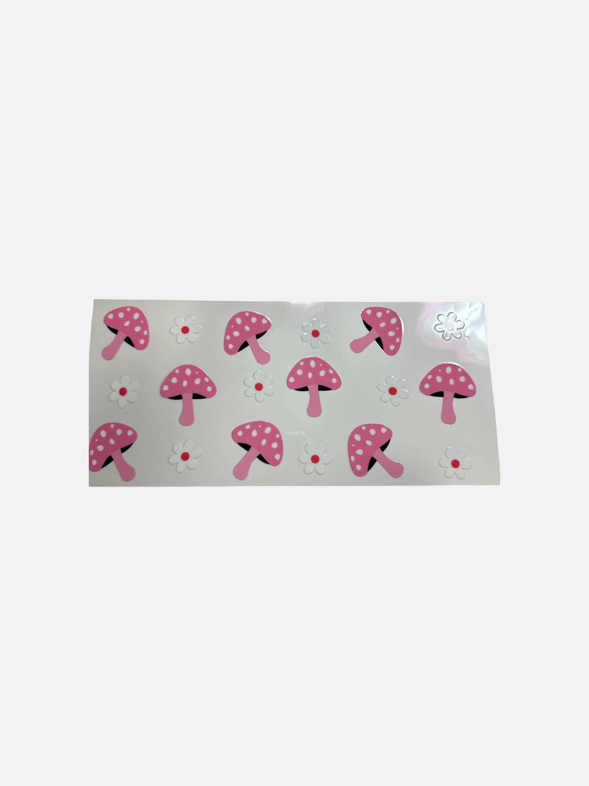 Mushrooms Pink 16oz UV DTF Decal Transfer #821