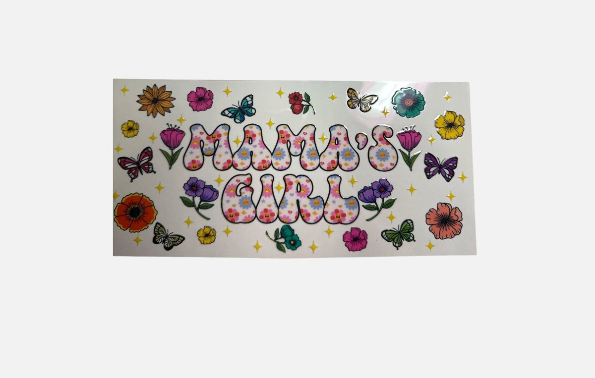 Mama's Girl UV DTF 16oz Decal Wrap #852