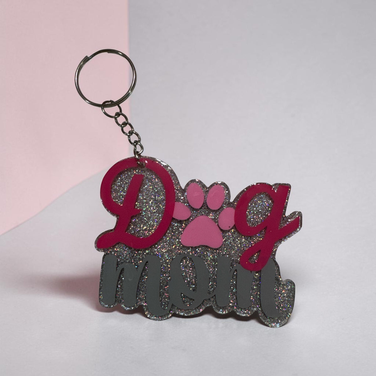 Dog Mom Keychain – Dog Mom Gift & Bag Tag Accessory