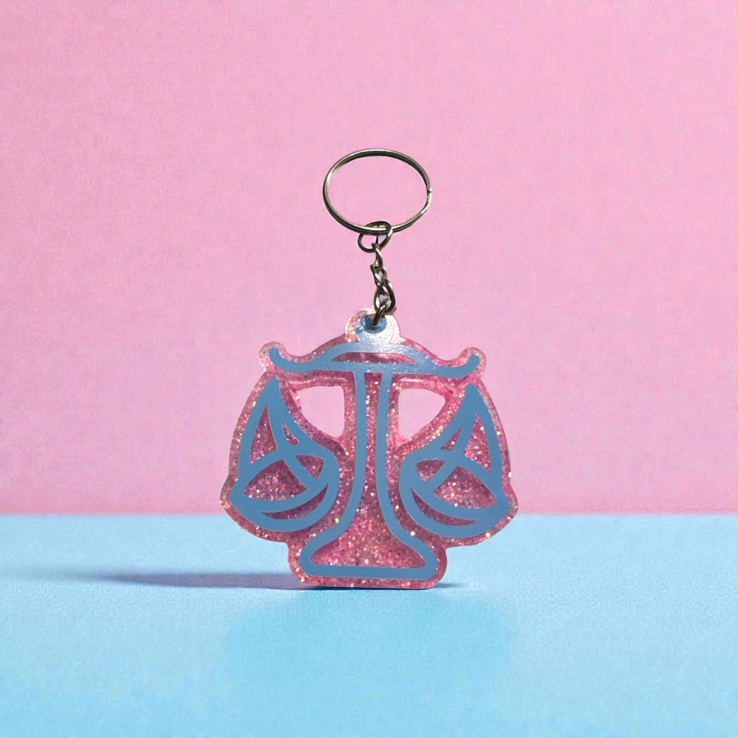 Libra Keychain | Personalized Zodiac Gift for Libra Birthday