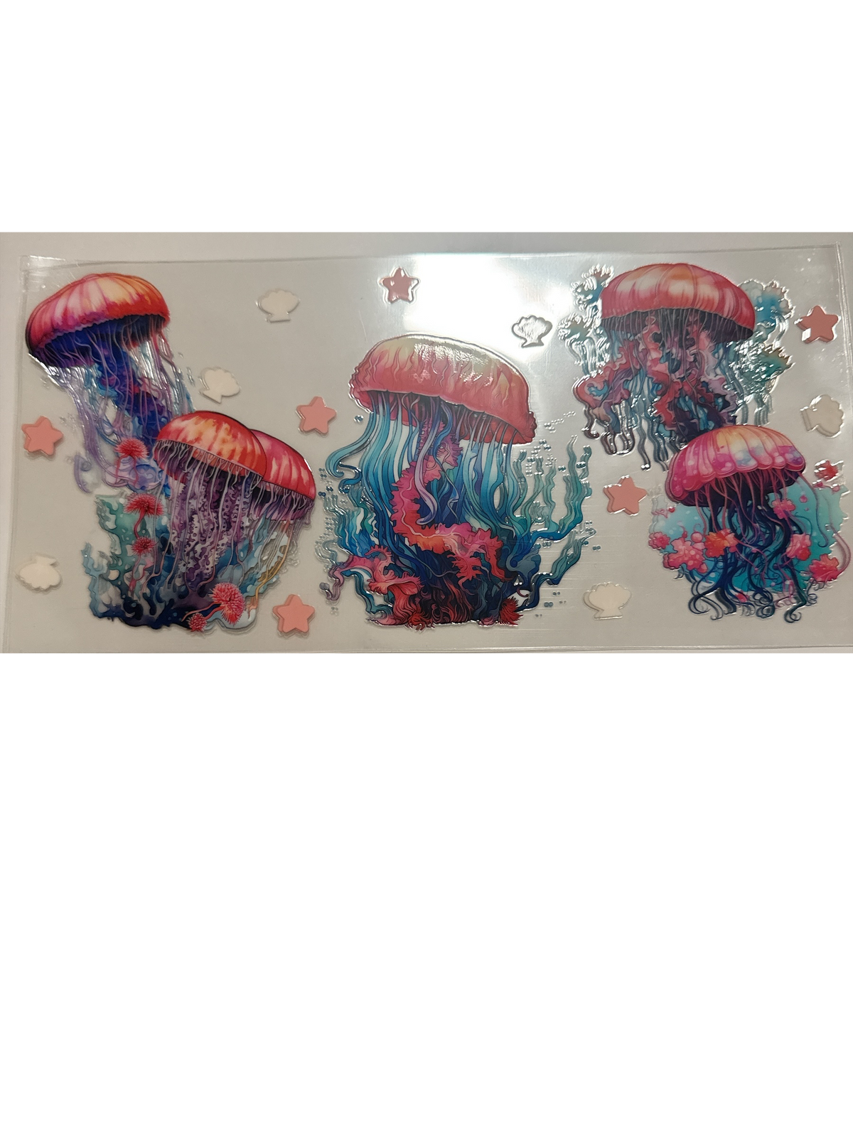 Jellyfish 16oz UV DTF Decal #737