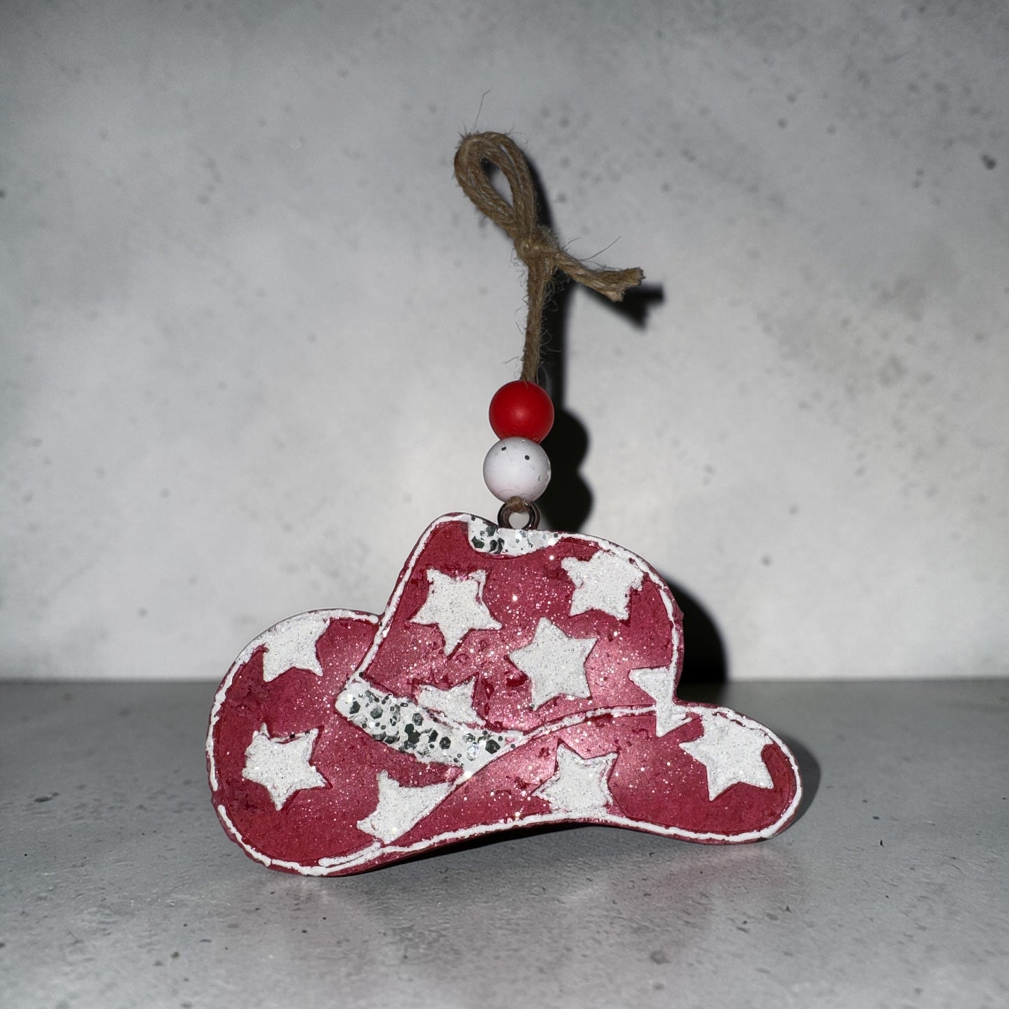 Cowboy Hat Car Freshie – Handmade Hanging Car Air Freshener
