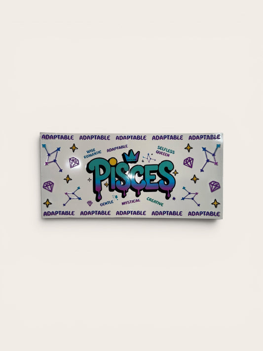 Pisces Zodiac Sign UV DTF 16oz Cup Wrap, #243 Tumbler Decal