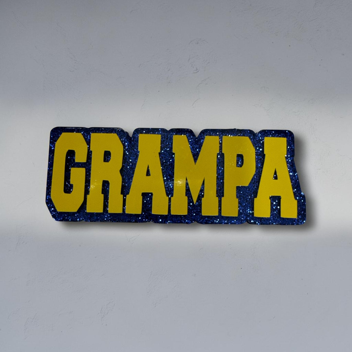 Grampa Acrylic Magnet – Cute Gift for Grandpa, Grampa, Fridge Decor