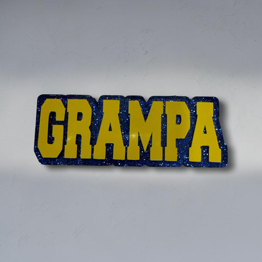 Grampa Acrylic Magnet – Cute Gift for Grandpa, Grampa, Fridge Decor