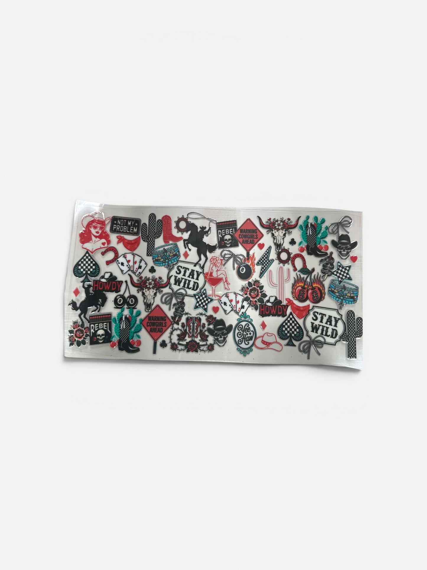 Stay Wild 16oz UV DTF Cup Wrap Transfer for Cups #328