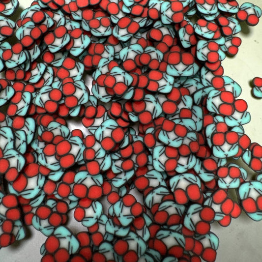 Red Cherries Polymer Clay – 1 oz Bag