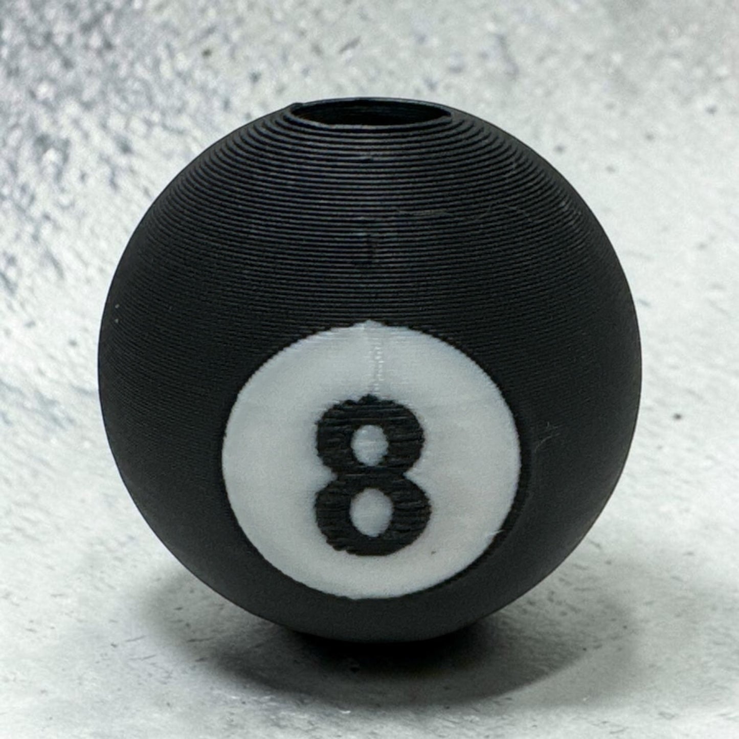 8 Ball Straw Topper – Cute Silicone Drink Accessory for Tumblers
