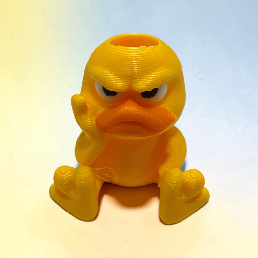 Angry Duck Straw Topper– Cute Silicone Drink Accessory for Tumblers