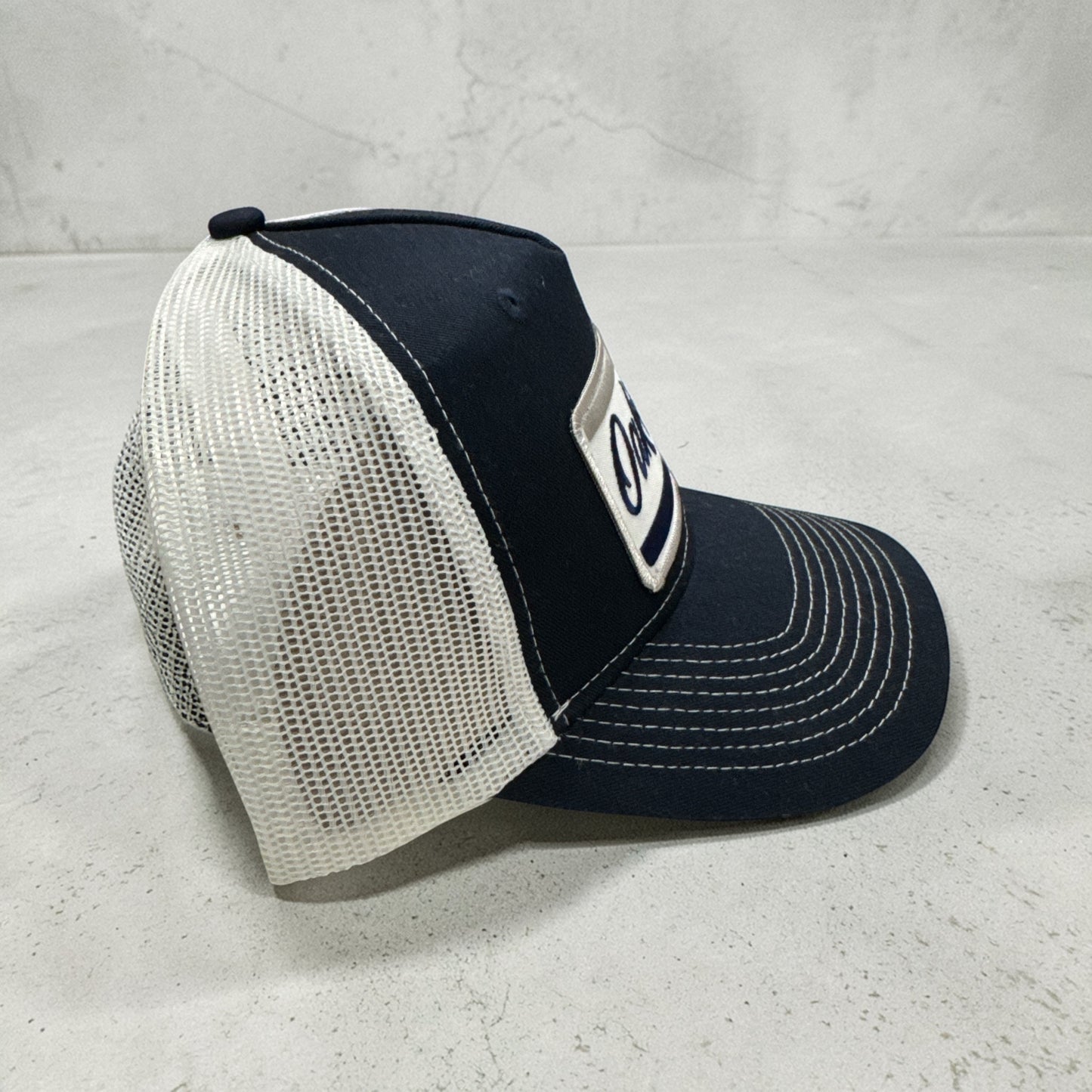 Oak Cliff Snapback Navy Trucker Hat| Navy| Blue