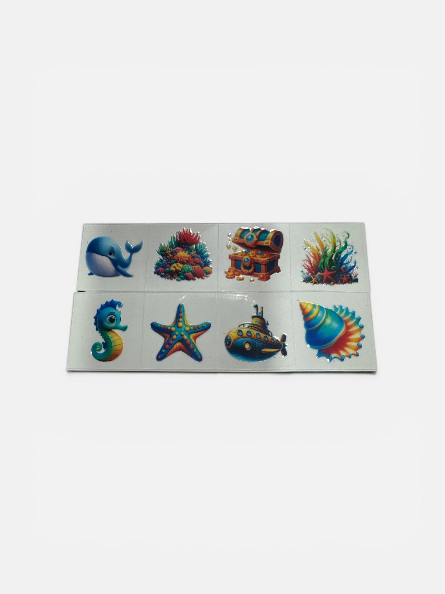 Seashells and Sea Life 3 oz UV DTF Cup Wrap