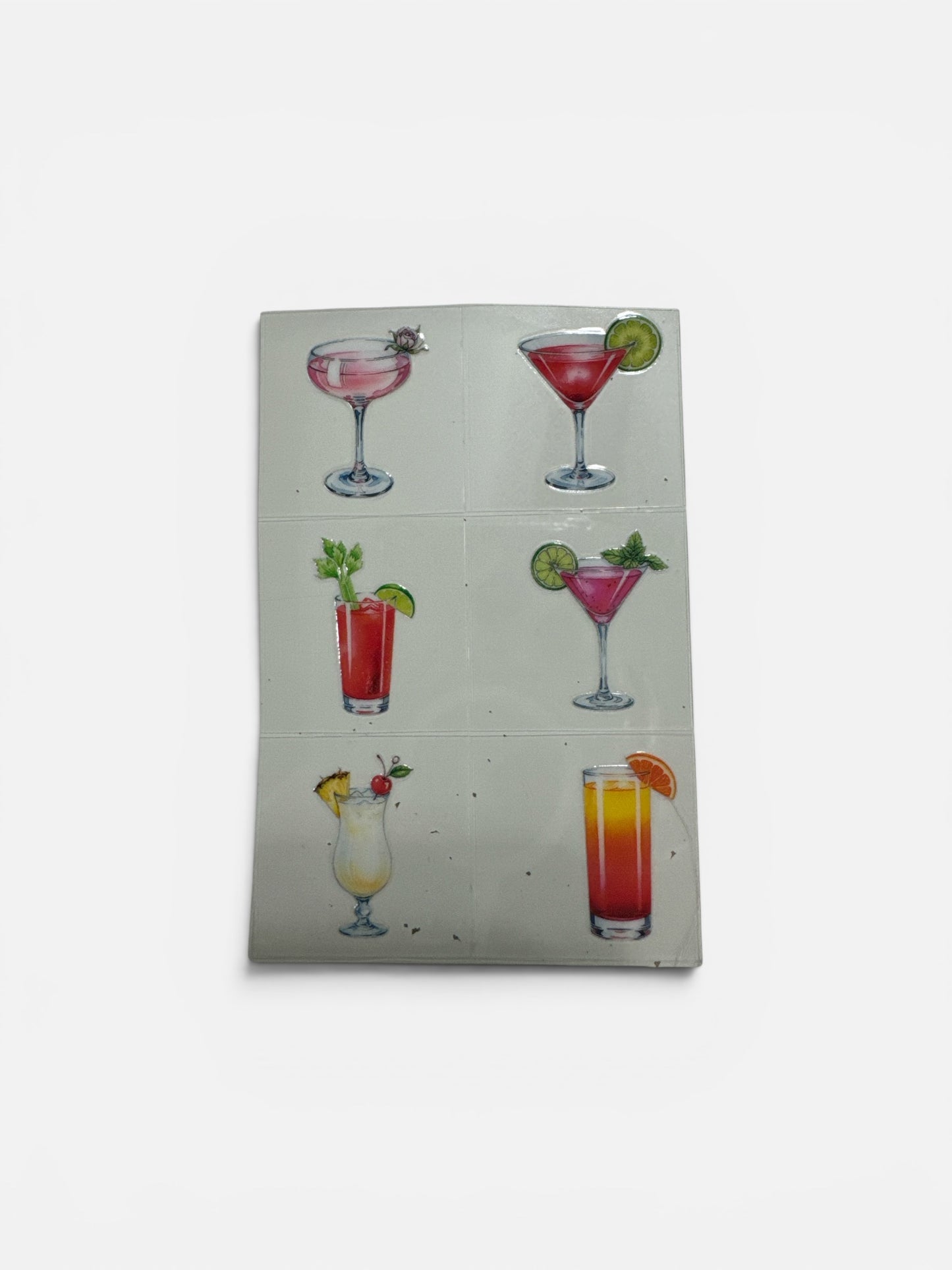 Fun and Fruity Drinks 3 oz UV DTF Cup Wrap