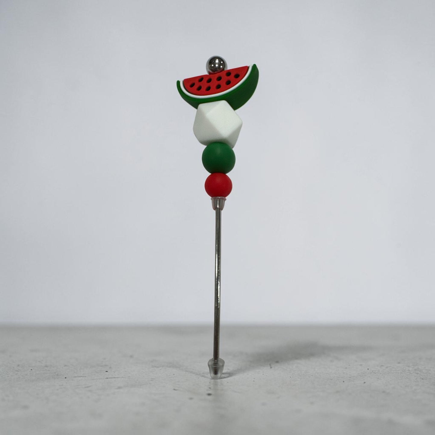 Watermelon 4 inch Beaded Pokey Tool – Craft Pick for Vinyl Weeding & Detail Work
