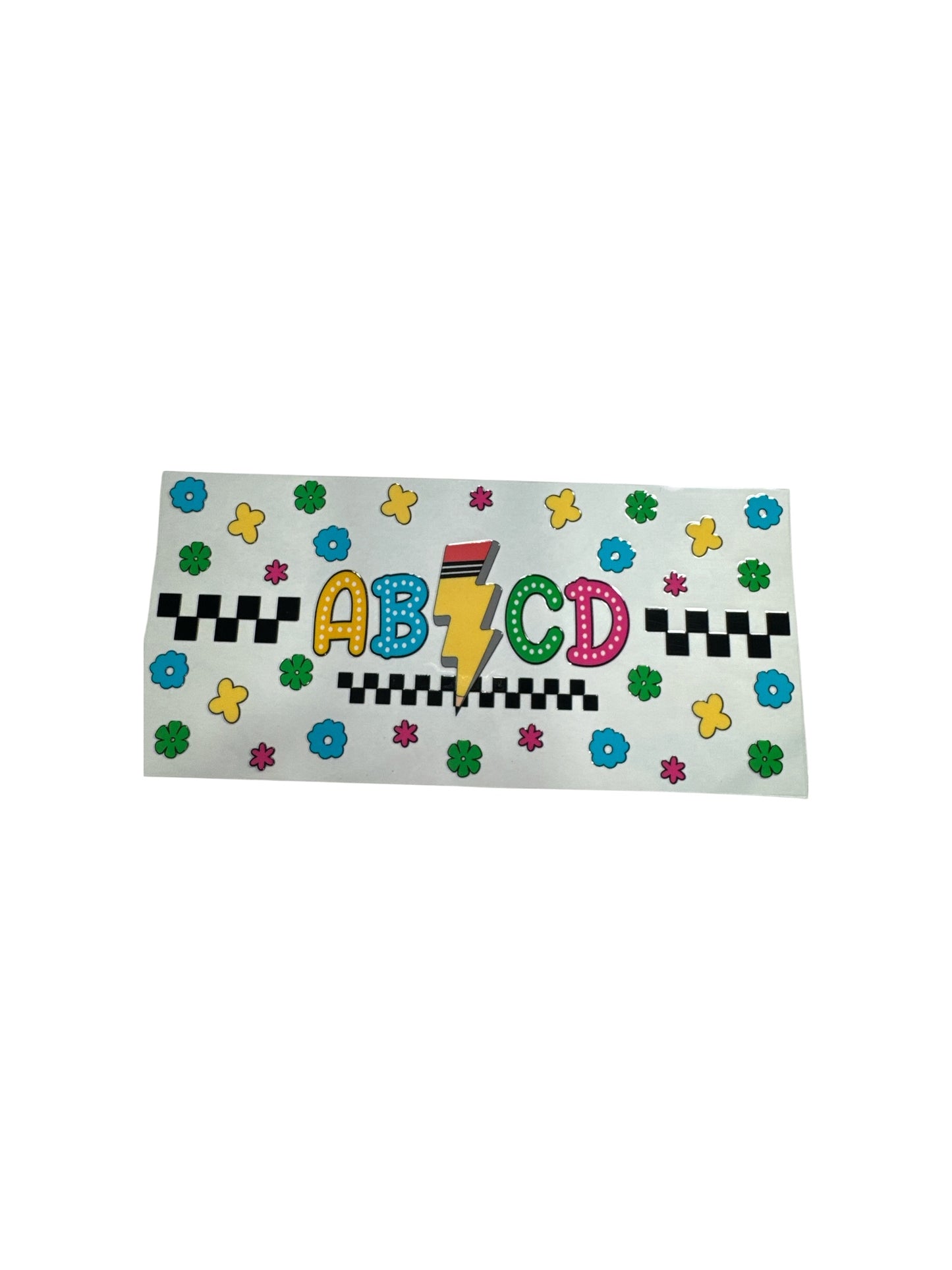 ABCD 16oz UV DTF Cup Wrap Transfer for Cups #351