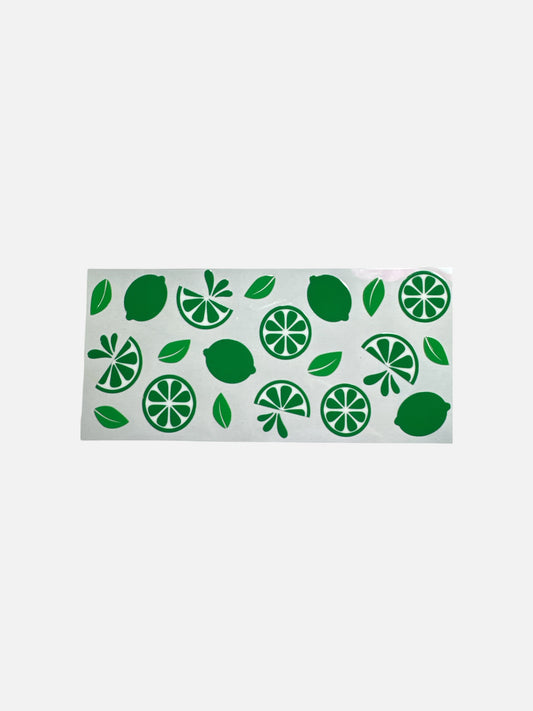 Limes and Limes UV DTF 16oz Cup Wrap, #362 Tumbler Decal