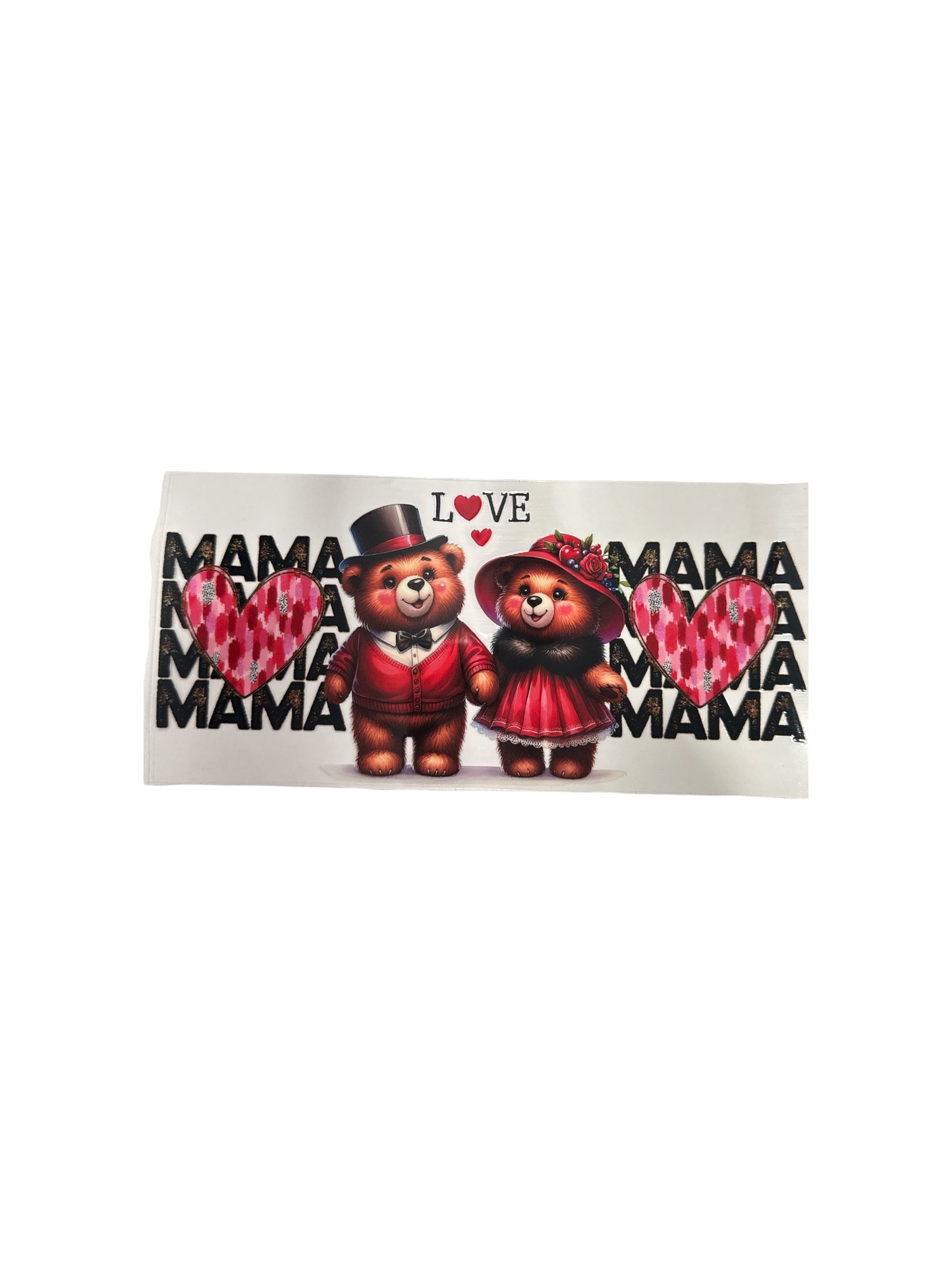 Mama Bear Love UV DTF 16oz Cup Wrap, #523