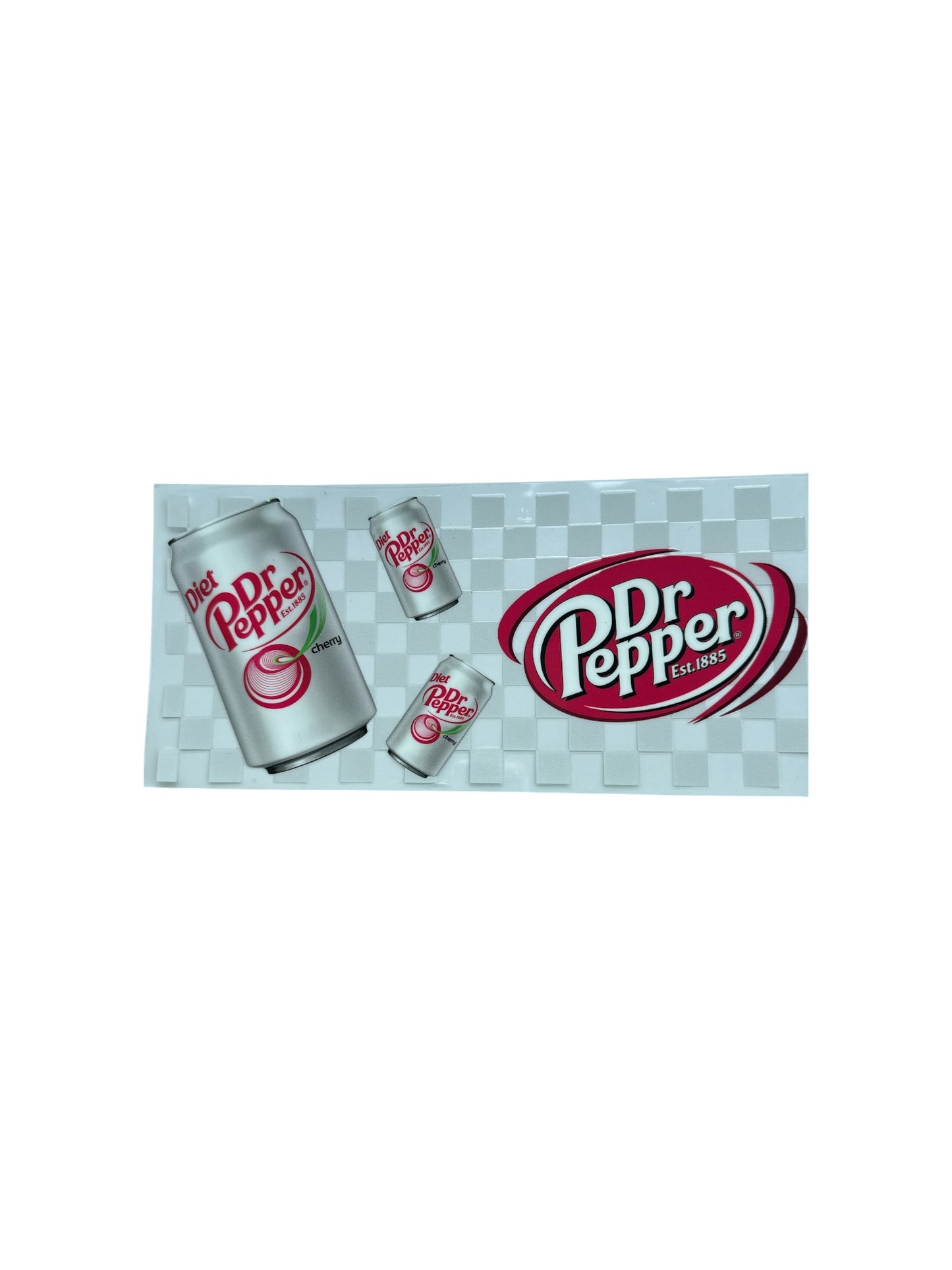 Diet Soda Drink 16oz UV DTF Transfer for Cups #437