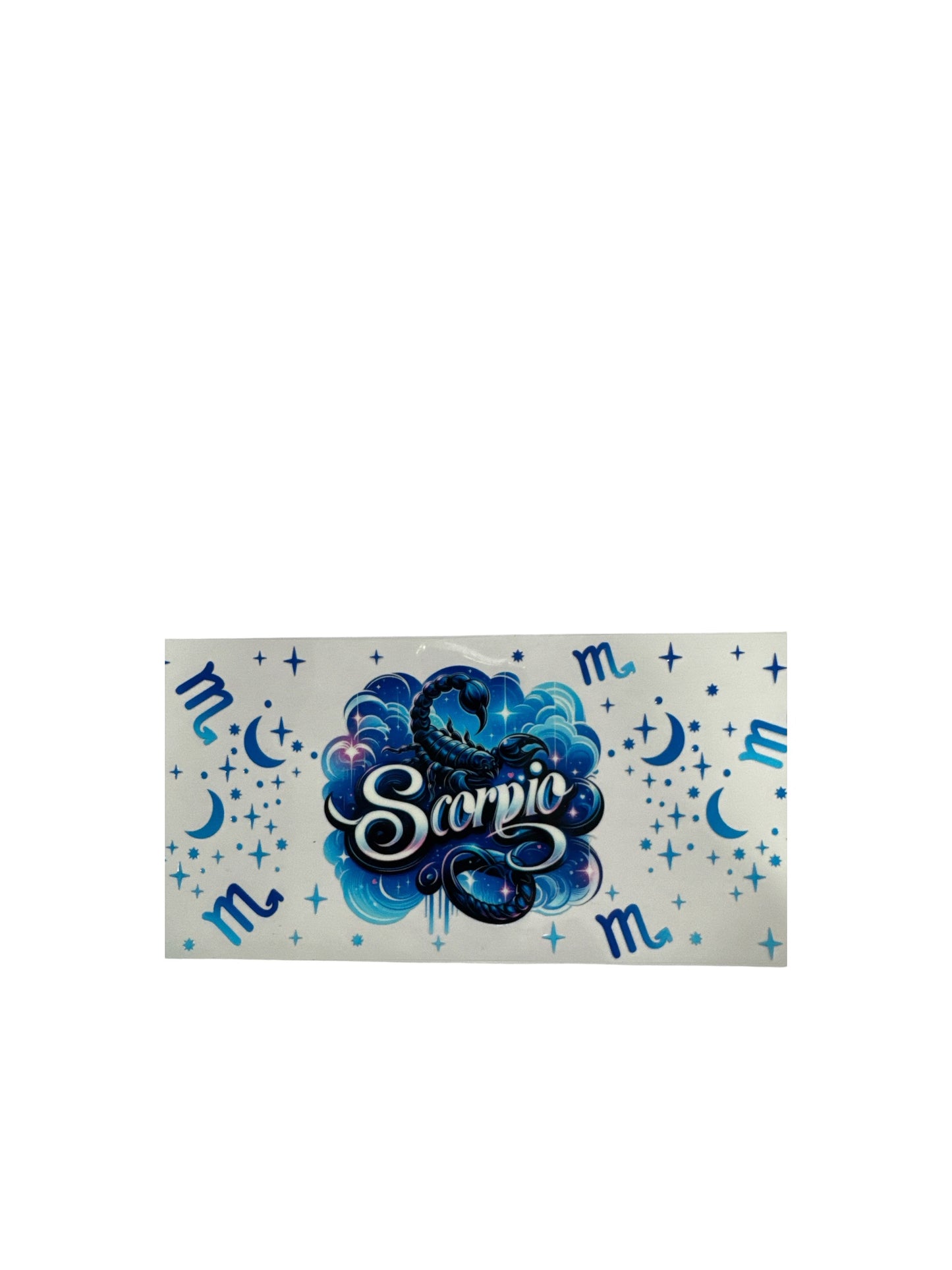 Scorpio Zodiac Sign UV DTF 16oz Cup Wrap, #550 Tumbler Decal