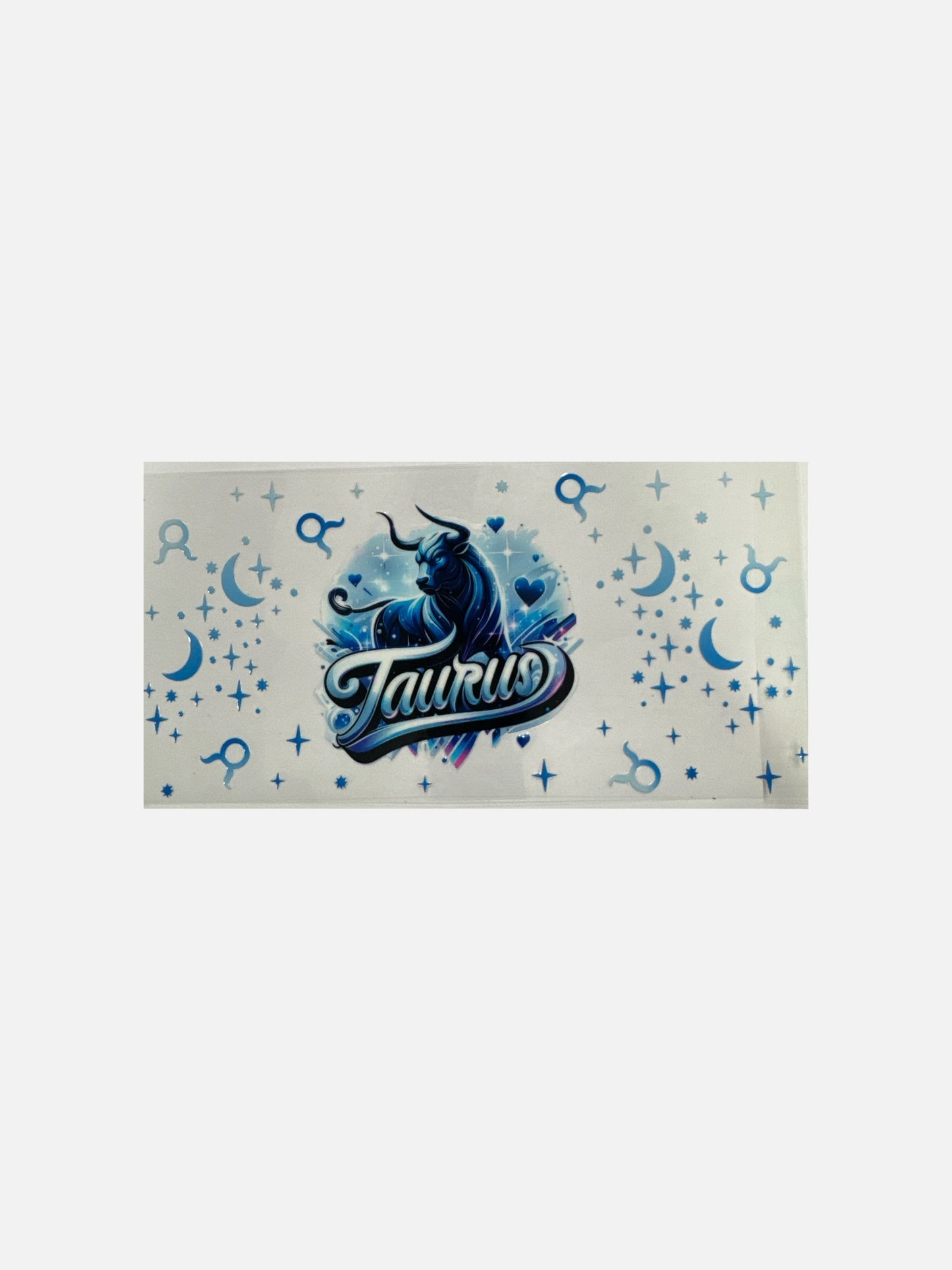 Taurus Zodiac Sign UV DTF 16oz Cup Wrap, #552 Tumbler Decal