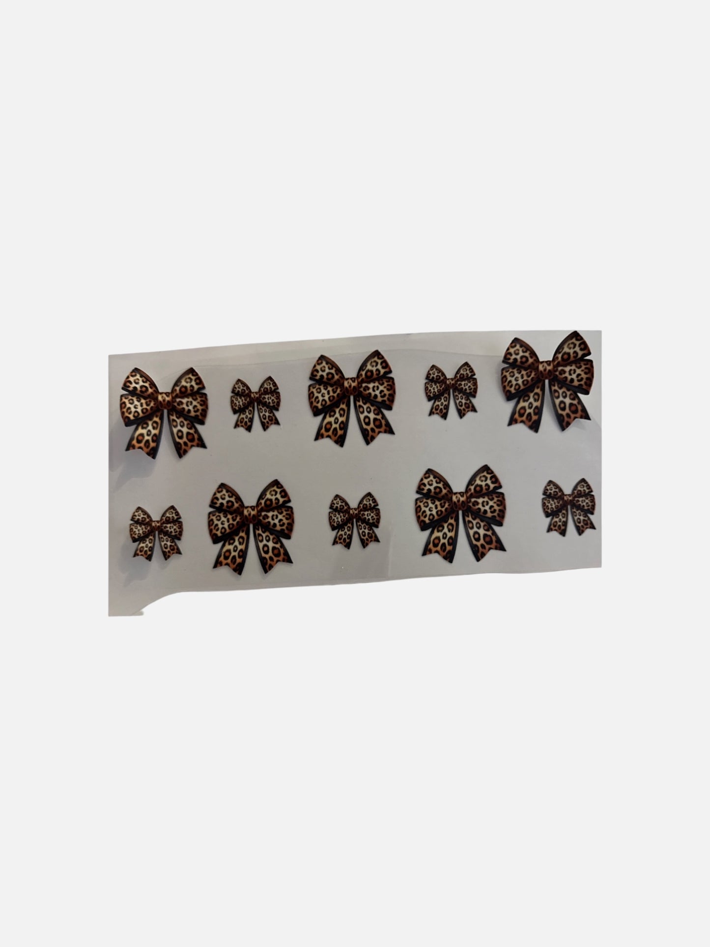 Cheetah Bows UV DTF Cup Wrap – #473