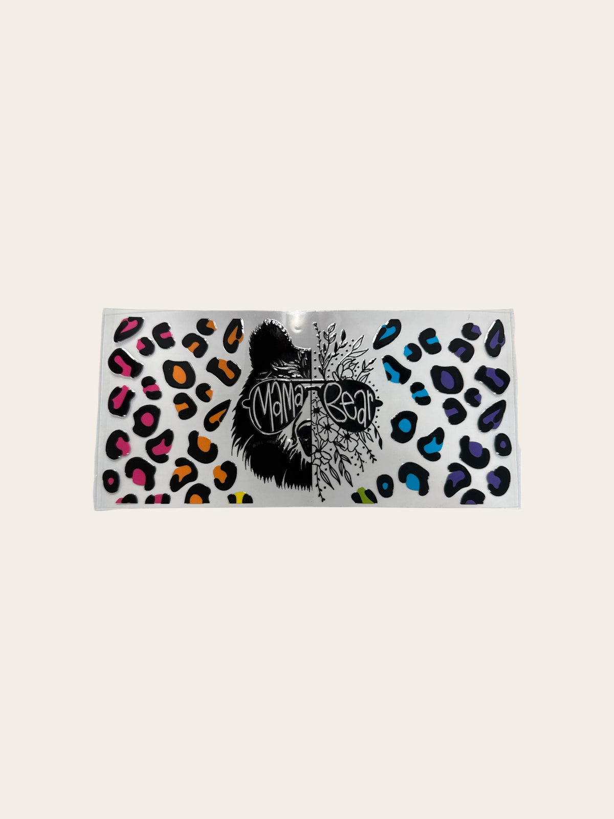 Mama Bear UV DTF 16oz Cup Wrap, #679