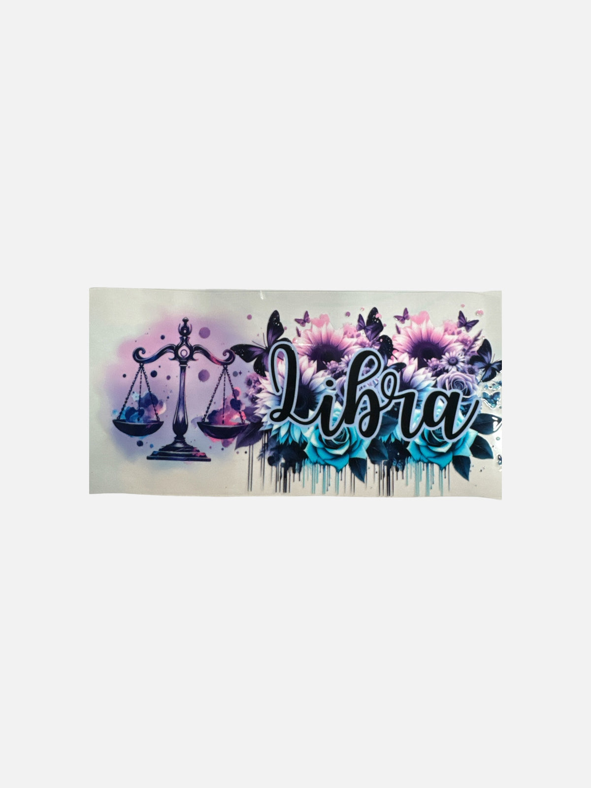 Choose A Zodiac FLORAL UVDTF Decals| Aquarius| Aries| Cancer| Capricorn| Gemini| Leo| Libra| Pisces| Sagittarius| Scorpio| Taurus| Virgo