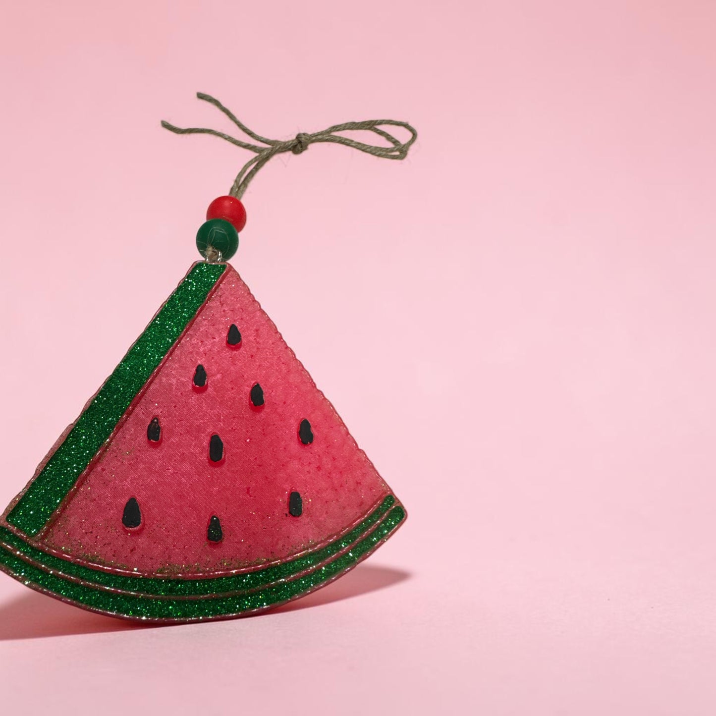 Watermelon Slice Car Freshie – Handmade Hanging Car Air Freshener