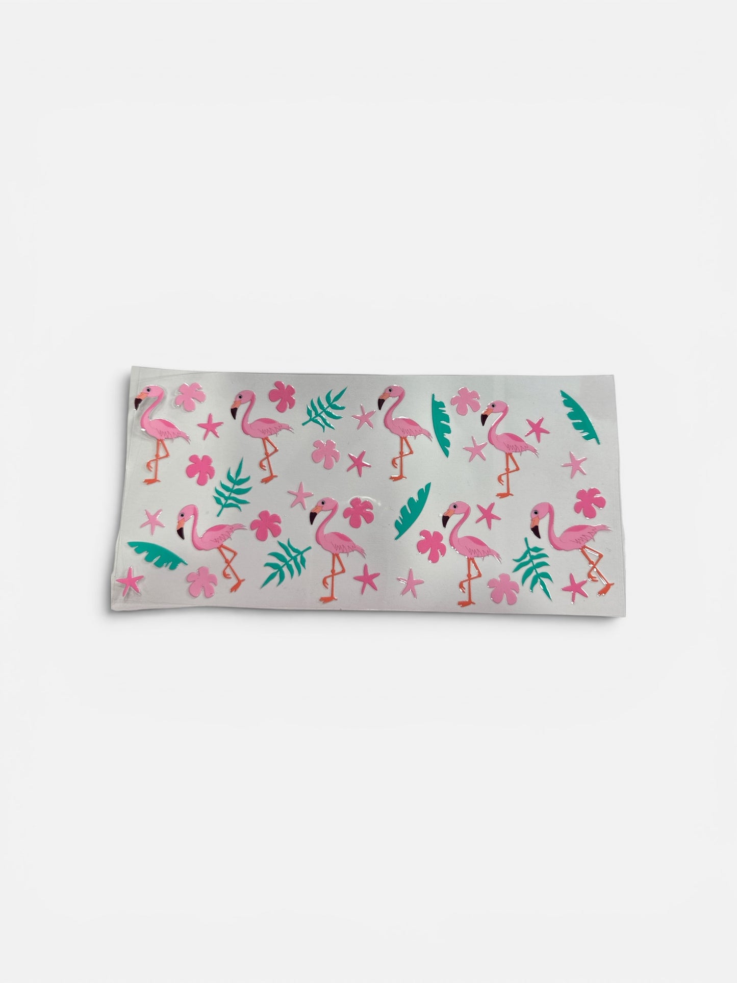 Flamingos - Pink Flamingos 16oz UV DTF Transfer #272 Cup Wrap