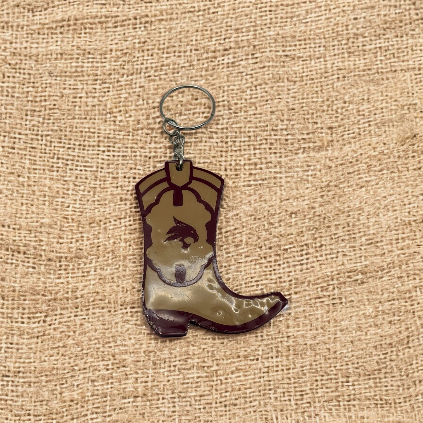 Bobcat Pride 3-inch Keychain – San Marcos College Spirit
