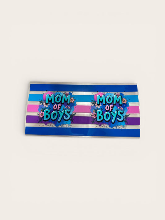 Mom of Boys 16oz UV DTF Transfer for Cups #174