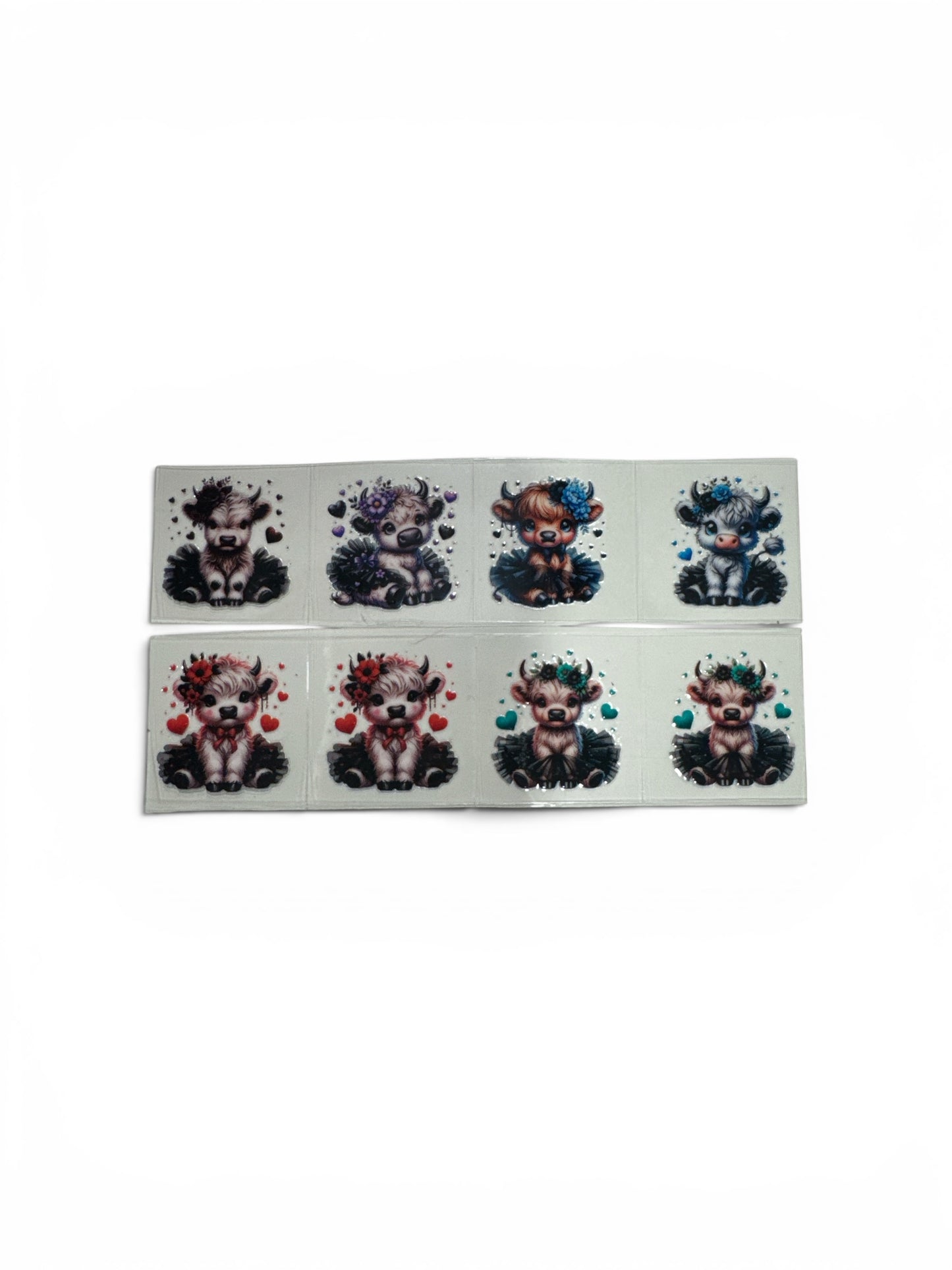 BOUGIE Cows #106 3 oz UV DTF Cup Wrap