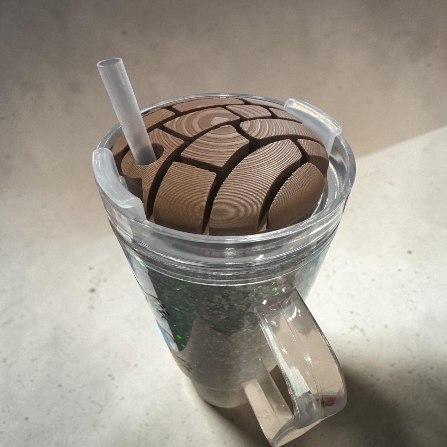 Concha 40 oz Straw Topper– Cute Silicone Drink Accessory for 40oz Tumblers
