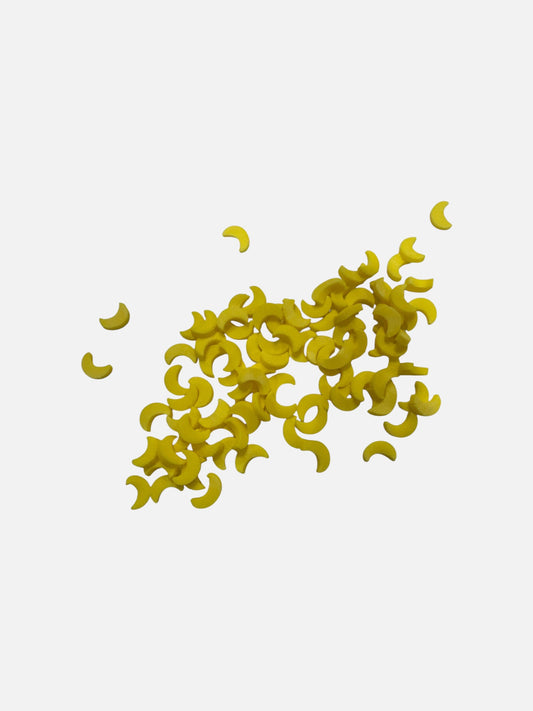 Yellow Crescent Moon Polymer Clay – 2 oz Bag