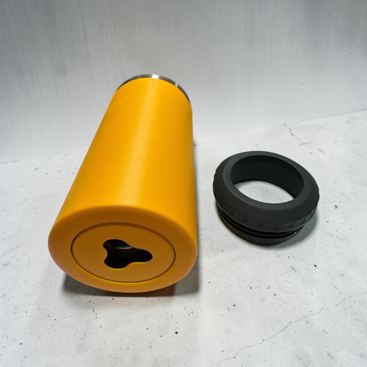 16oz Can Cooler 4 in 1 with Opener Stainless Steel