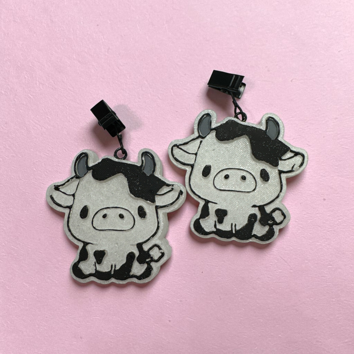 Pre Made Freshie Black and White Cow– Handmade Air Freshener